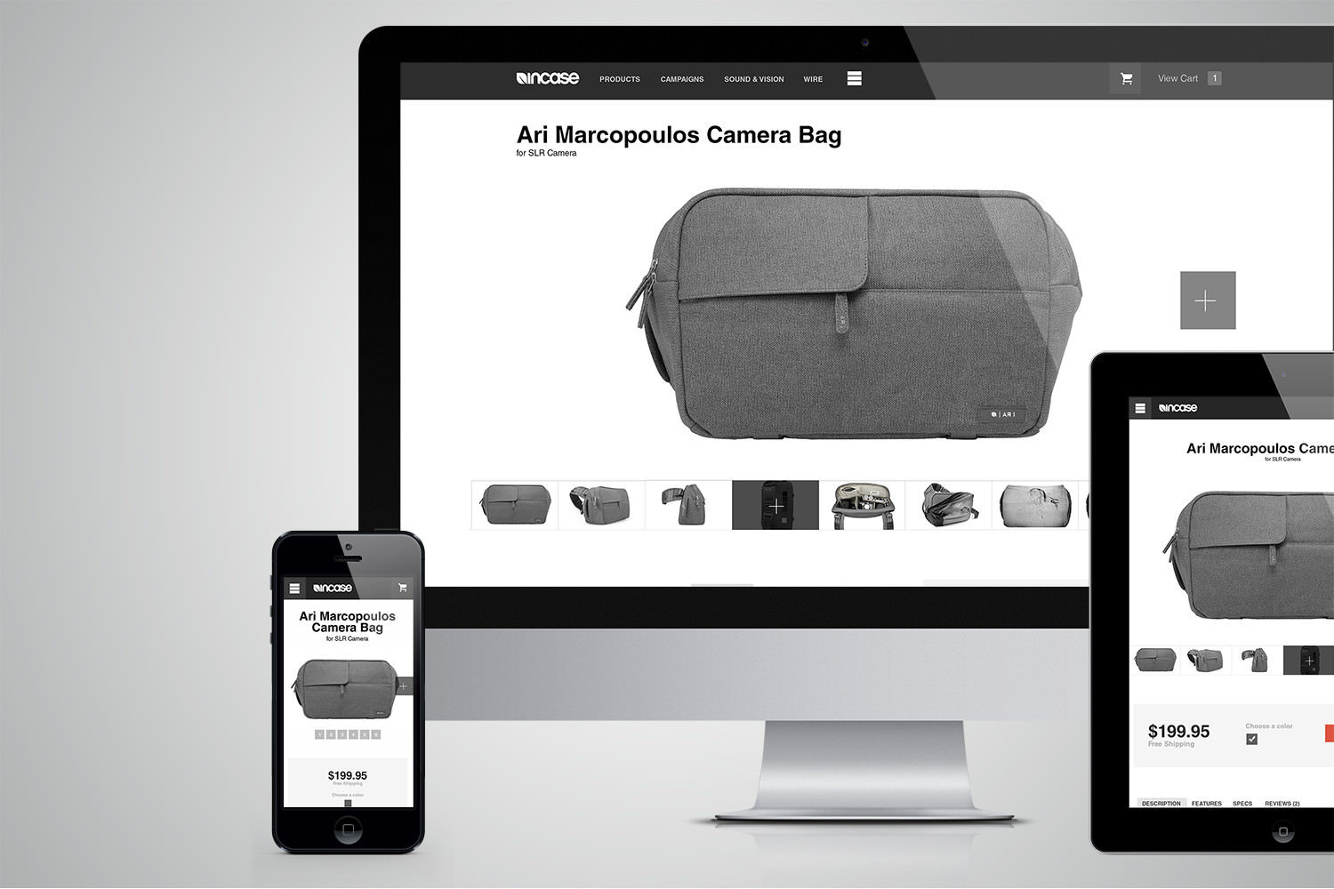 Incase Product Responsive