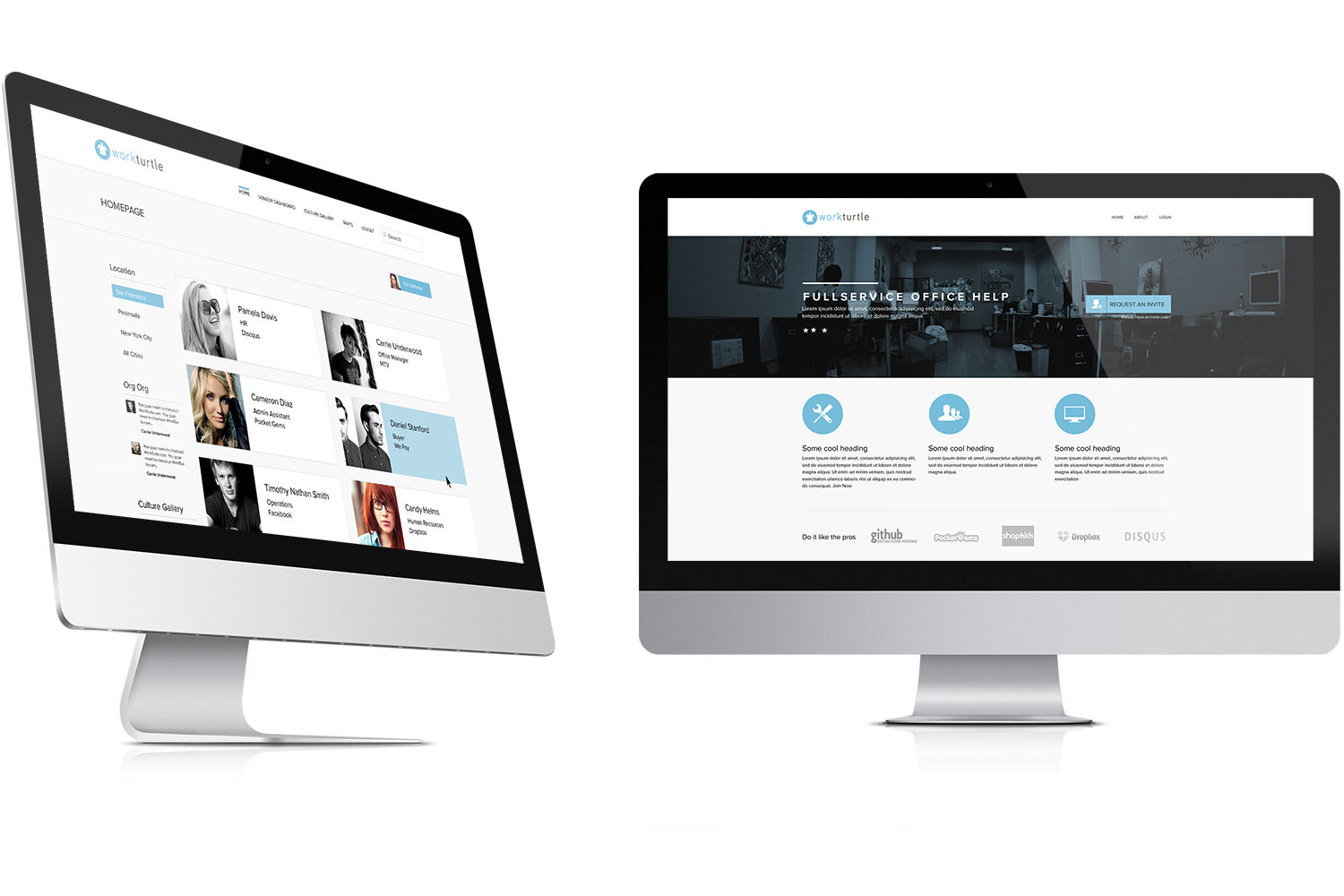 Workturtle Two Displays